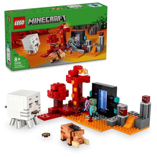 他サイト： レゴ LEGO マインクラフト ネザーポータルの戦い 21255 おもちゃ レゴブロック レゴマインクラフト マイクラ ミニフィグ セットの商品画像