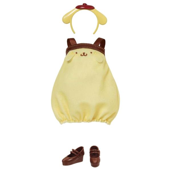 「商品情報」商品紹介カチューシャ・ワンピース・クツが入った3点セット!「ポムポムプリン」のコーデが、かわいく完成しちゃうドレスセットです。人気のサンリオキャラクター「ポムポムプリン」の、カチューシャ・ワンピース・クツの3点セットで、とびきり...