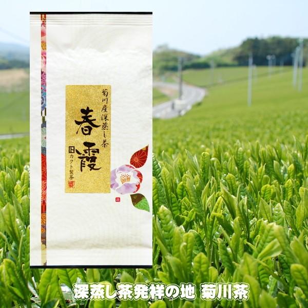 2025年産 お茶 緑茶 日本茶 煎茶 一番茶 春霞 100g 深蒸し煎茶 送料