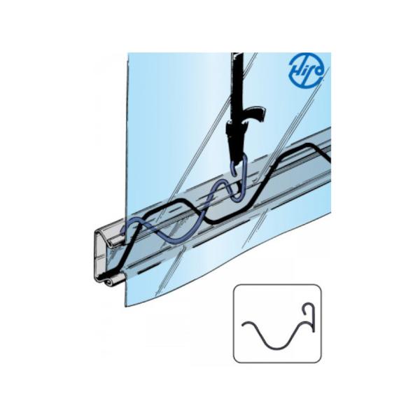 フィルムにやさしいカド丸タイプフック部分がフィルムに触れ合わないのでフィルムを傷つけません線径：2.3mm