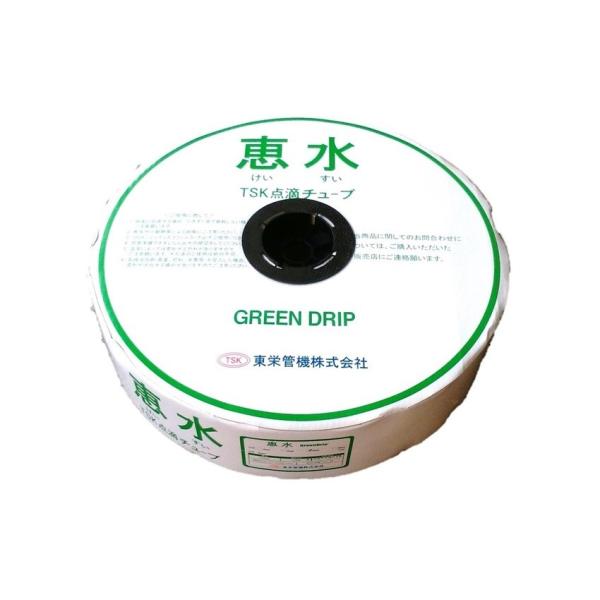 根に直接灌水するので、葉を濡らさず、病気の発生を防ぎます。■商品仕様ピッチ…10cm内径…16mm肉厚…0.2mm水圧…0.7〜1.0kgf/cm2吐出量…1.2L/時 巻長…1,000m