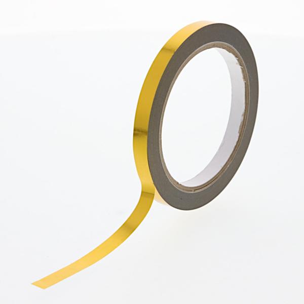 サイズ：幅9mm×50m巻材質：PET商品説明：メタリックな輝きが美しいバックシーリングテープです。