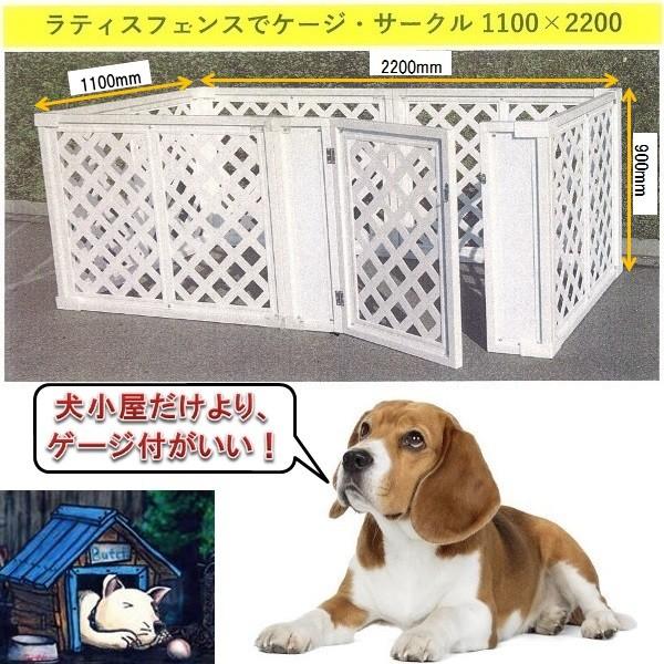 ラティスフェンスゲージ サークル 犬舎 長さ20 奥行1100 高さ900mm犬 うさぎ にわとり等の畜舎として最適 税 送料込 115c Gauge J 1 かくやす屋 通販 Yahoo ショッピング