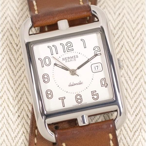 Hermes エルメス ケープコッド ドゥブルトゥール Cc1 710 メンズ 自動巻 F ブランドギャラリーカレイド 通販 Yahoo ショッピング