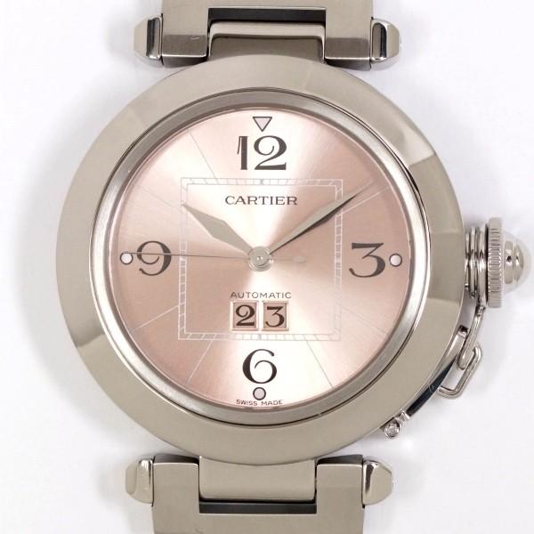 Cartier カルティエ パシャc ビッグデイト Wm ピンク Ss 自動巻 中古美品 F ブランドギャラリーカレイド 通販 Yahoo ショッピング