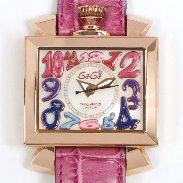 売れ筋ランキングも Gaga Milano ガガミラノ 中古 腕時計 Gaga Milano ガガミラノ ナポレオーネ 6001 1 Pgpvd 自動巻 中古 正規保証書付き レディース腕時計 Www Reinnec Cl