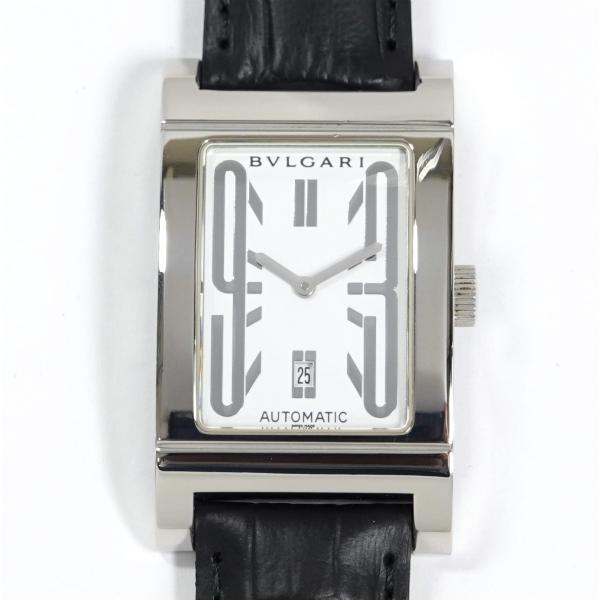 BVLGARI ブルガリ レッタンゴロ RT45S メンズ 自動巻 中古美品