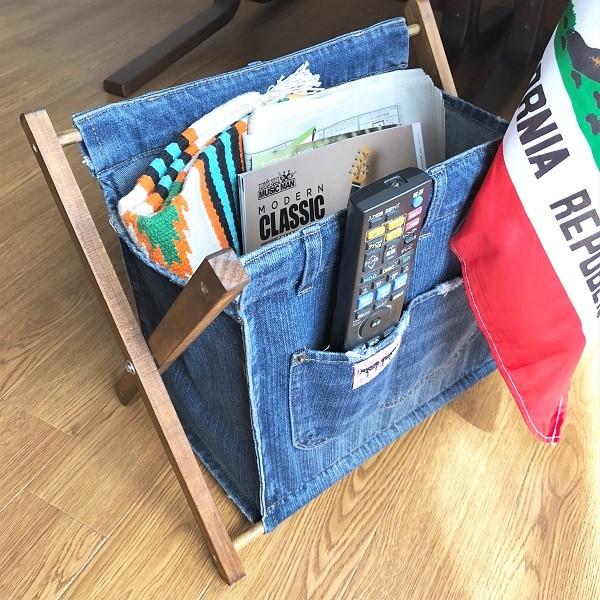 西海岸風のデニム素材マガジンラック 西海岸雑貨 西海岸インテリア カリフォルニアスタイル Kb 54 西海岸雑貨のkalifornia Boardwalk 通販 Yahoo ショッピング