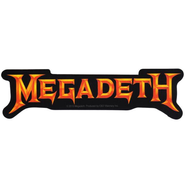 Megadeth メガデス Gold Logo ステッカー Kaltz Online 通販 Yahoo ショッピング