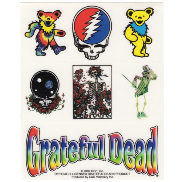 GRATEFUL DEAD グレイトフルデッド ICONS CLEAR STICKER SET ステッカー :201607130010:KALTZ-ONLINE 通販 グレイトフルデッド ヴィンテージステッカー grateful dead