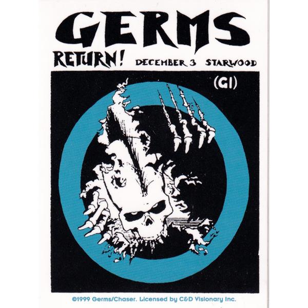 GERMS / ジャームス - RETURN! ステッカー : KALTZ-ONLINE - 通販
