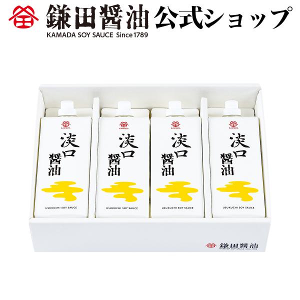 淡口醤油 500ml 4本入 醤油 鎌田醤油 淡口 調味料 和食 国産 カマダ 送料無料 お取り寄せ ギフト 爆買