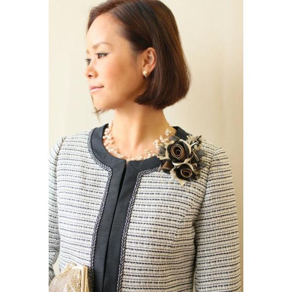 コサージュ 結婚式 卒園式 卒業式 入園式 入学式 フォーマル 黒 ブラック 金 ゴールド 銀 シルバー 披露宴 パーティー 送料無料 上品 巻バラ ブラックシリーズ Buyee Buyee Japanese Proxy Service Buy From Japan Bot Online