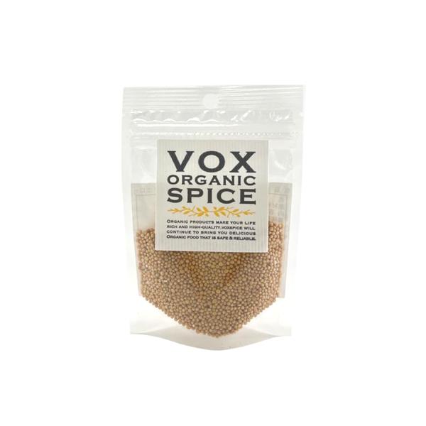 3083/【voxspice】 オーガニック マスタードシードイエロー 35g オーストリア産 JAS 有機栽培 農薬不使用 スパイス/香辛料