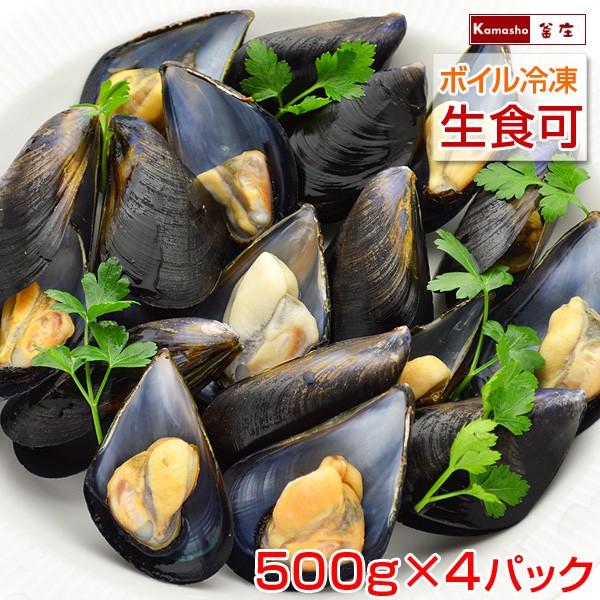 ムール貝 広島県産 国産 500g 15 25粒 を4パック まとめ買い f 211 名代 釜庄 通販 Yahoo ショッピング