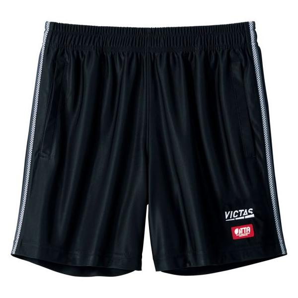 素材：ポリエステル100％（高密度トリコット（日本製生地））機能：JTTA公認、吸汗速乾、伸縮、DRY、ポケット付き、男女兼用カラー：（1000）ブラック、（6000）ネイビー原産国：中国