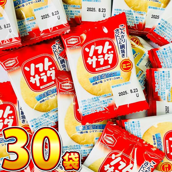 亀田製菓 業務用 ソフトサラダ ミニ 1袋 2.6g(1枚)×30袋 ゆうパケット便 メール便 送料無料 駄菓子 ポイント消化 バラまき お試し 訳あり お祭り 景品 :4510656410826-30:kamejiro - 通販 - Yahoo!ショッピング 亀田製菓 業務用 ソフトサラダ ミニ 1袋 2.6g(1枚)×30袋 ゆうパケット便 メール便 送料無料 駄菓子 ポイント消化 バラまき お試し 訳あり お祭り 景品 :4510656410826-30:kamejiro - 通販 - Yahoo!ショッピング