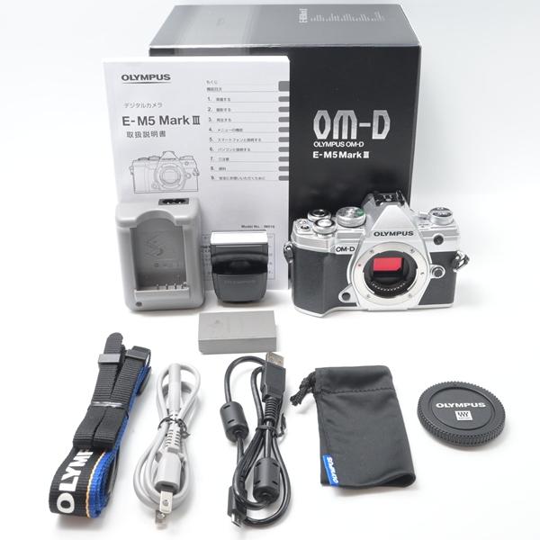 美品　OLYMPUS オリンパスOM-D E-M5 Mark III シルバー Amazon.com : OM SYSTEM Olympus OM-D E-M5 Mark III Silver Body with