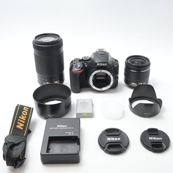❤️Nikon D5600 ダブルズームキット❤️一眼レフカメラ❤️手ぶれ補正付き❤️ Nikon デジタル一眼レフカメラ D5600 ダブルズームキット