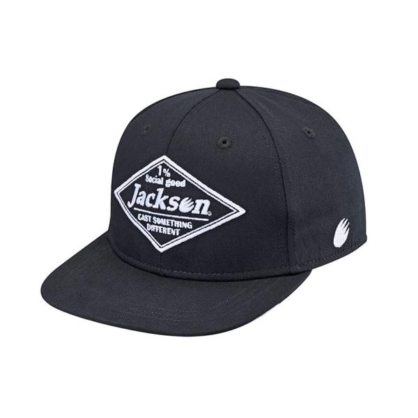 Jackson（ジャクソン） [90] 25 フラットバイザーキャップ BLK