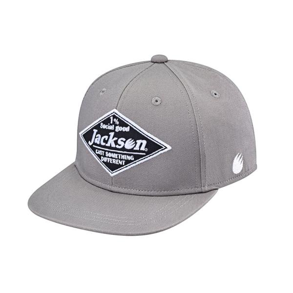 Jackson（ジャクソン） [90] 25 フラットバイザーキャップ GRY グレー