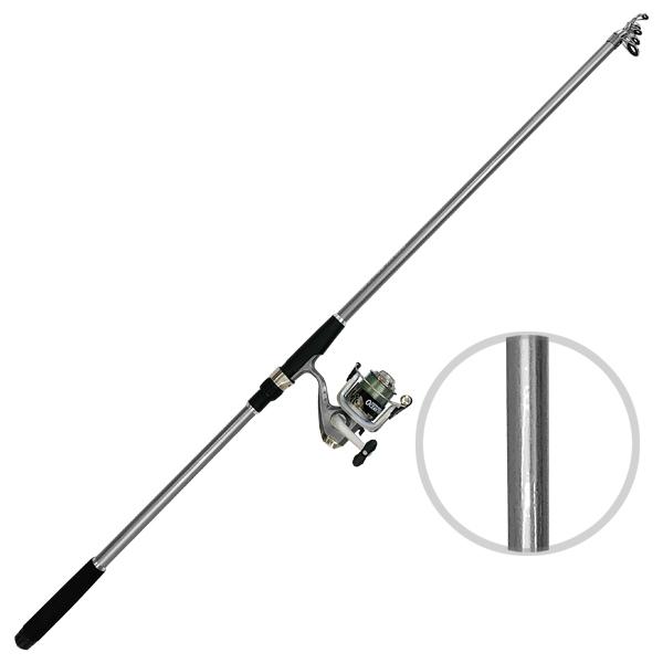 全長(m):3.00継数(本):3仕舞寸法(cm):約112竿標準自重(g):約235錘負荷(号):10-15先径/元径(mm):2.5/17.5ギア比:5.1:1ベアリング数:1リール自重(g):約258付属糸(号-m):ナイロン4-約110