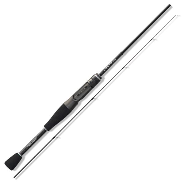 品番:26GCORUC-612UL-HSBAIT MODEL〈ハードソリッドティップ〉1g前後のジグヘッドのウエイトを乗せやすく、ベイトリールでキャストしやすいブランクス設計としながらも、アジングの醍醐味ともいえるアタリを感じ、掛ける楽しさ...