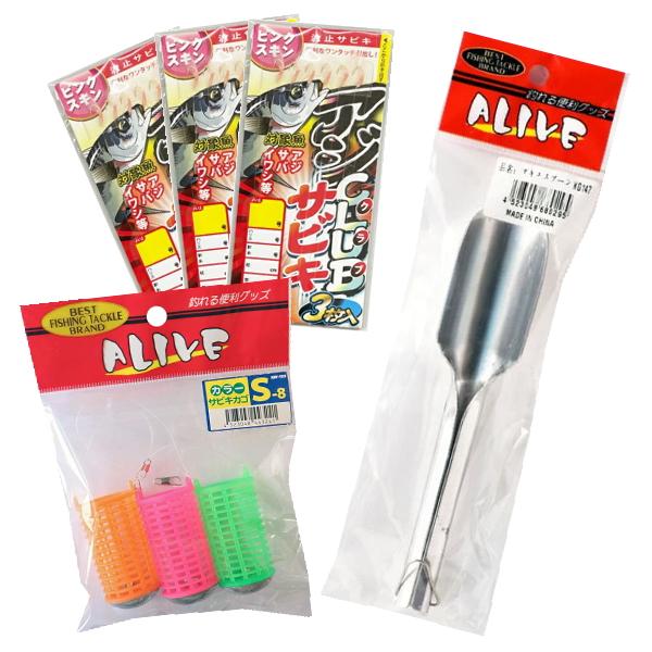 バキ　セット サビキ仕掛けはこれでOK！サビキ仕掛けファミリーセット 徳用3組分