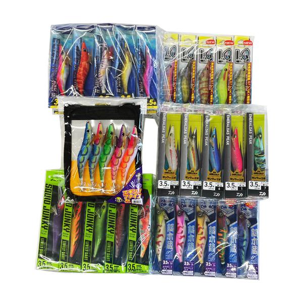 ルアーセット エギ盛りエギングセット 90 f22 かめや釣具ヤフー店 通販 Yahoo ショッピング