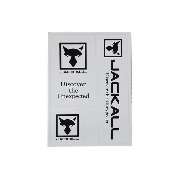 ジャッカル ロゴステッカー ホワイト N50 90 かめや釣具ヤフー店 通販 Yahoo ショッピング