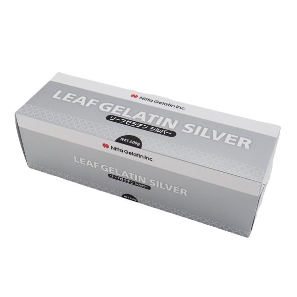 新田　ゼラチン　リーフ　５００ｇ　シルバー　板ゼラチンお菓子や各種料理作りに大活躍！