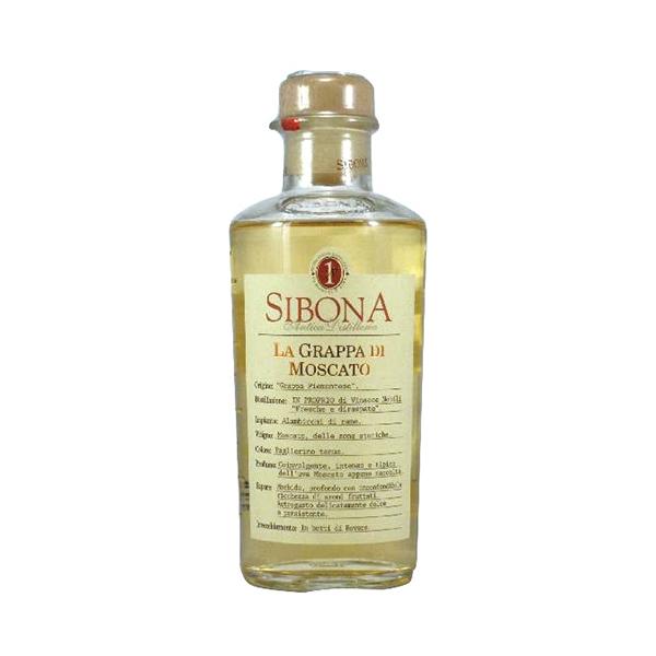 【よりどり６本以上、送料無料】　Sibona (Piemonte) Grappa di Moscato 500ml 42%シボーナ　グラッパ ディ モスカート