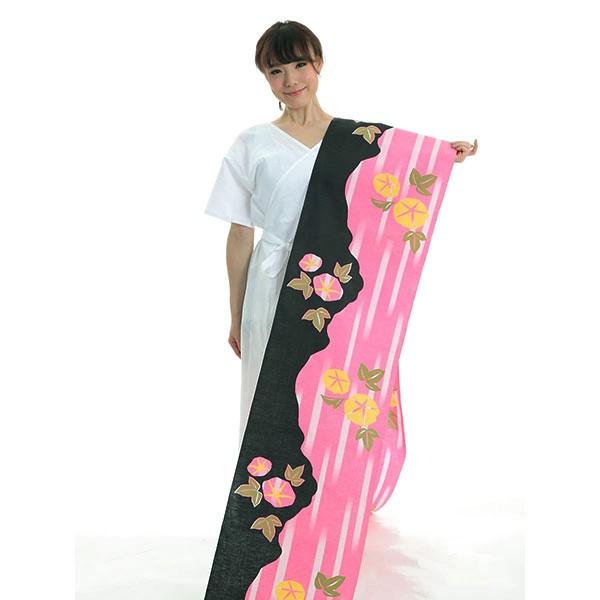 浴衣 ゆかた 反物 レディース 女物 盆踊り 祭り ユカタ 踊り浴衣 ピンク 黒 朝顔 Ku 1012 カメヤダイレクト 通販 Yahoo ショッピング