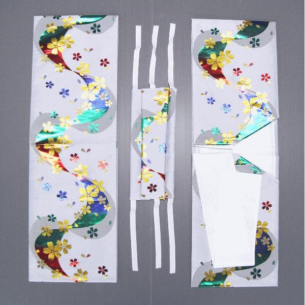 振り下げ帯 だらり帯 舞子 踊り帯 舞妓 芸妓 帯 芸子 芸者 日本舞踊 銀ネズ地 花筏 Buyee 日本代购平台 产品购物网站大全 Buyee一站式代购 Bot Online