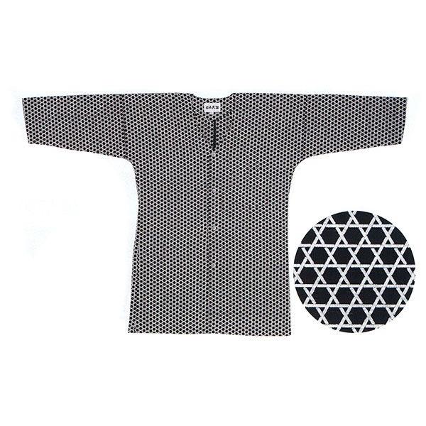 鯉口シャツ 祭り ダボシャツ メンズ レディース 小紋 本染め 紺 籠目 鯉口シャツ 祭り用品 Nm 5642 カメヤダイレクト 通販 Yahoo ショッピング