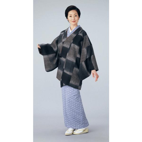 道中着 レディース 小紋 リバーシブル 着物 コート 和装 おしゃれ道中 