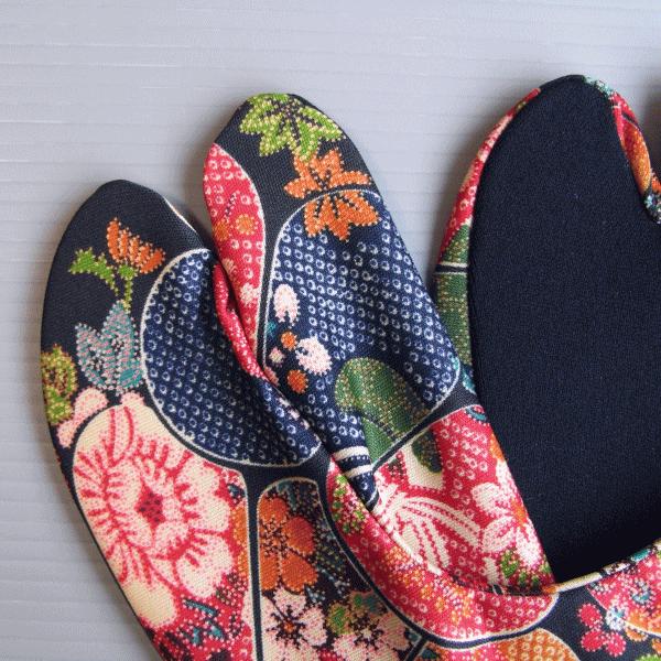 足袋ソックス レディース 靴下 くつ下 底黒 健康たび おしゃれ足袋 着物 柄足袋 Buyee Buyee Japanese Proxy Service Buy From Japan Bot Online