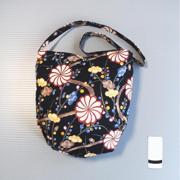 ショルダーバッグ 肩掛け バッグ 和風 古典柄 木綿 kz : カメヤ  