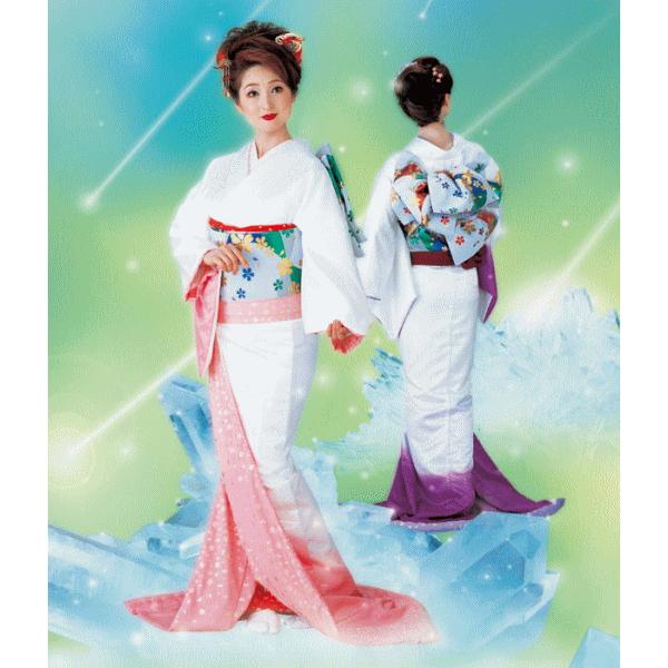 超美品 綿 コーマ地 本染浴衣 浴衣 着物 夏物 160cm 濃紺 単色 桜