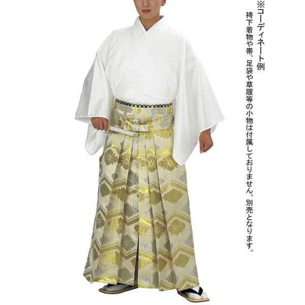 袴 メンズ レディース 馬乗り はかま 成人式 踊り 金襴 袴 日本製 ベージュ 菊菱 Buyee 日本代购平台 产品购物网站大全 Buyee一站式代购 Bot Online
