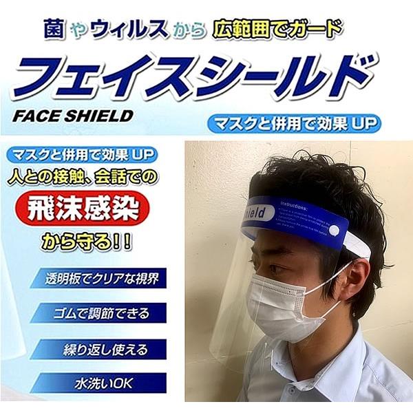 򖗖h~tFCXV[hi10pbNjۂEBXL͈̓K[hiFaceShield10jOKŌJԂg铧tFCXK[hiFH-001j