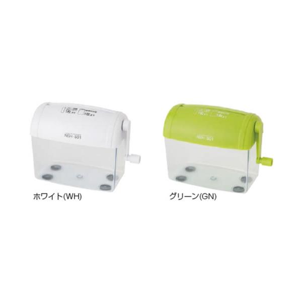 ハンドシュレッダー(手動・手回しハンドシュレッダー)クルッキル　ストレートプライバシー情報を簡単に細断処理できるコンパクトで使いやすい！紙専用のハンドシュレッダー最大細断枚数：A4　2つ折1枚まで、はがき1枚までストレートカットサイズ：幅3...