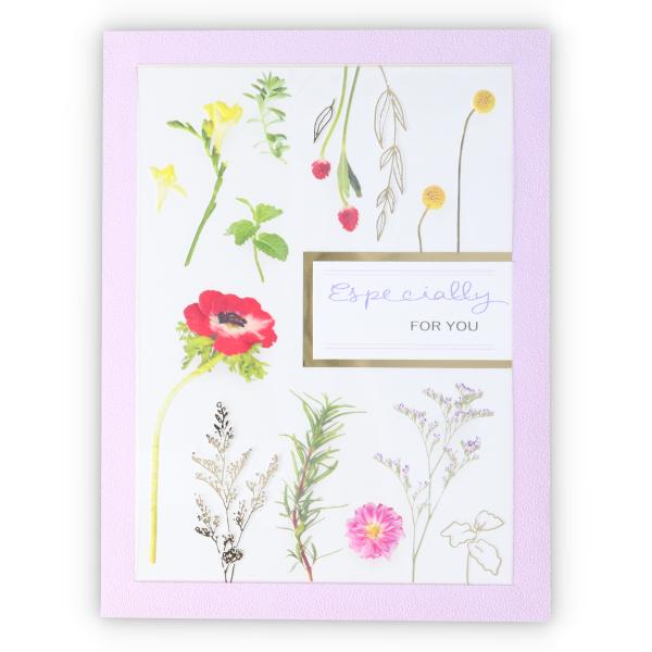 �z�[���}�[�N�iHallmark�j�C���U�t���[���p�[�v���t�H�[���[���b�Z�[�W�J�[�h�i�O���[�e�B���O�J�[�h�j�iEAP774-561�j