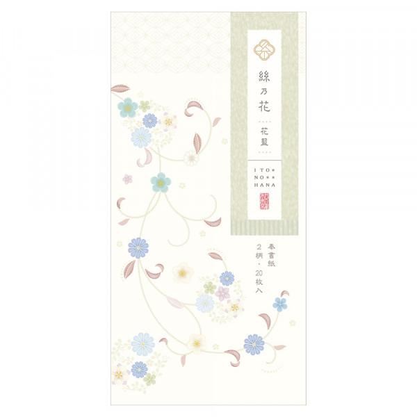 エヌビー社 絲乃花 花藍NB社（エヌビー社）一筆箋（一言便箋/レター箋