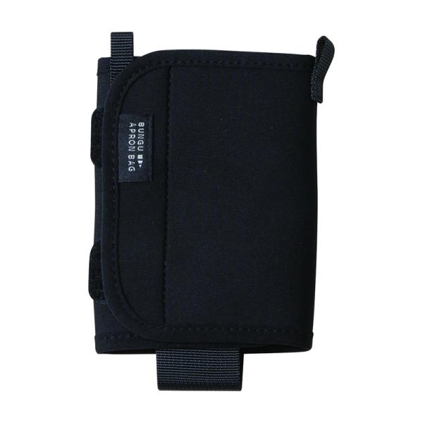 BunguApronBag(クツワ） ボトルホルダー 文具エプロンバッグ (BE026BK)  伸縮生地でフィット！調節簡単なボトル専用ホルダー  文具エプロンバッグシリーズのウエストベルトに装着可能  2つの付け方で使えます。 ベルトにつ...