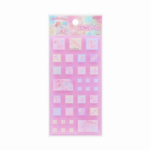 サンリオ　タイルシール　クリスタルシール　キラぷくシール sanrio（サンリオ） 6月中旬入荷予定 リトルツインスターズ キラぷく