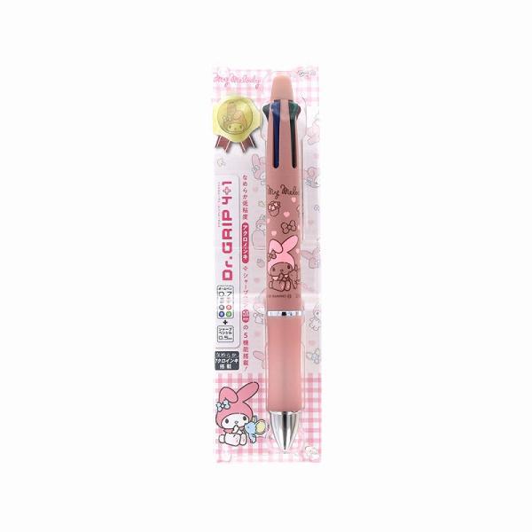 マイメロディ[MyMelody] ギフトペン[サンリオsanrio]ドクターグリップ4+1（Dr.GRIP4+1）（アクロボール4色ボールペン0.7芯＋シャープペンシル0.5芯）(S4658000)