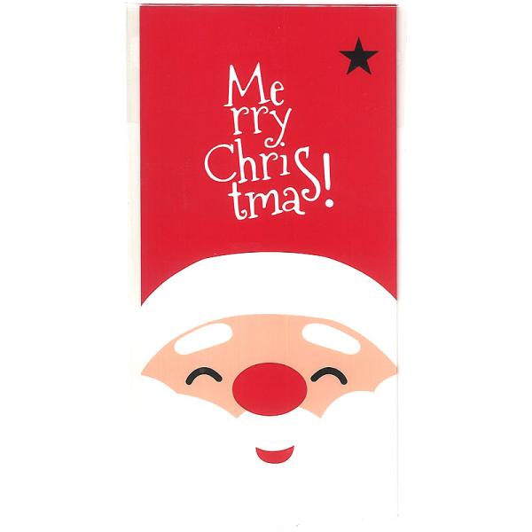 クリスマス祝儀袋（HoHoHo） （天一堂） クリスマス　シルク　新札対応　万型ポチ袋（クリスマスギフトぽち袋） (544-7)  1パック2枚入  寸法/84×168mm 4900001054476 **kw**キャラクター文房具 ギフト...