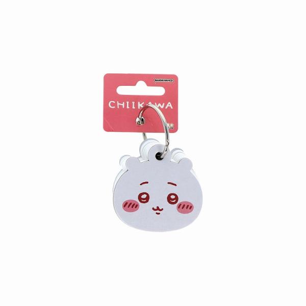 ちいかわ(Chiikawa) リング付き単語カード型お顔型抜きメモ帳 ダイカットメッセージカード (S8908516)