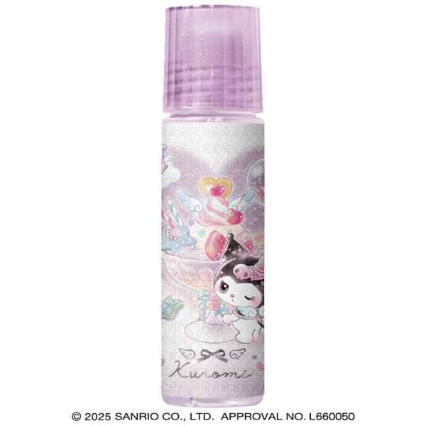 クロミちゃん[SanrioKURIMI]サンリオ（ハート） クラックス（CRUX) 水のり(液体のり・糊) (CR133845)  お名前スペース付き  ぬり口はスポンジタイプ  ラメ入り  キラキラホログラムシール  本体サイズ：約径30...